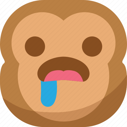 Chipms, emoji, emoticon, envy, hungry, monkey, smiley icon - Download on Iconfinder