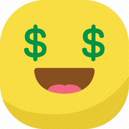 Avatar, emoji, emoticon, emotion, laugh, money, smiley icon - Download on Iconfinder