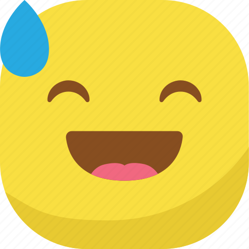 Avatar, drop, emoji, emoticon, emotion, laugh, smiley icon - Download on Iconfinder