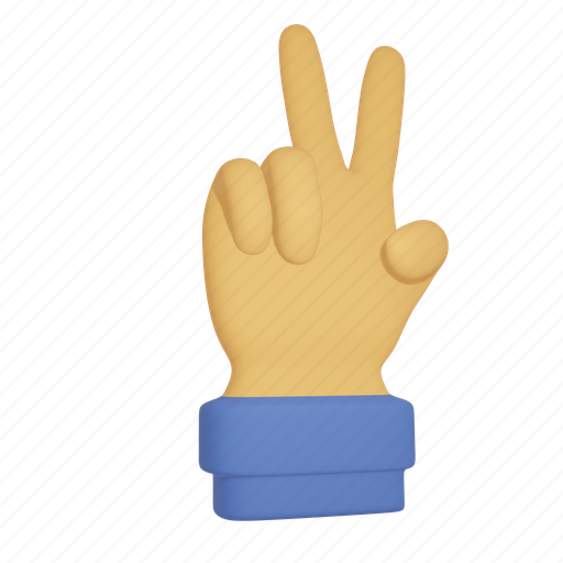 Peace, gesture, finger, tap, promise, fingers icon - Download on Iconfinder