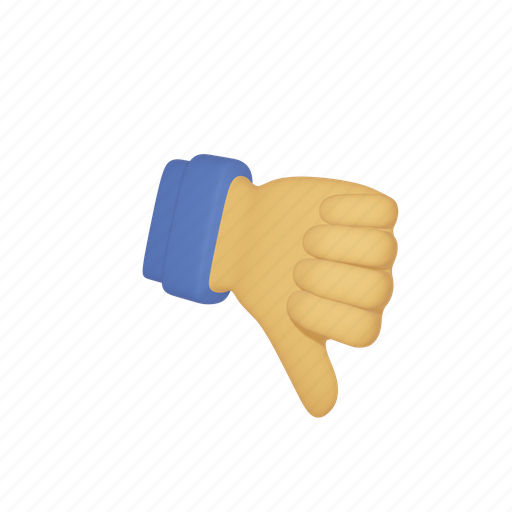Thumb, down, unlike, dislike, gesture, finger, hand icon - Download on Iconfinder
