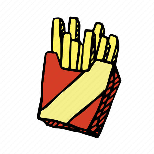 Food, french fries, hamburger, instant, meal, potato, restaurant icon - Download on Iconfinder