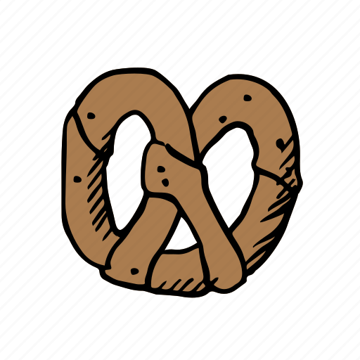 Bread, cooking, eat, food, meal, pretzel, sweet icon - Download on Iconfinder