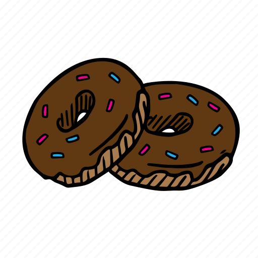 Bread, chocolate, dessert, donut, food, meal, sweet icon - Download on Iconfinder