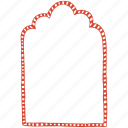 islamic, ramadan, window, frame, border, decoration, hand drawn frame