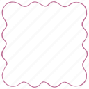 square, twisted line, curly line, frame, border, text frame, hand drawn frame