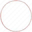 circle, wavy line, frame, border, decoration, hand drawn frame, round
