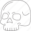 skull, halloween, horror, scary, death, danger, bones, skeleton, head 