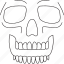 skull, skeleton, danger, head, death, scary, halloween, horror, bone 