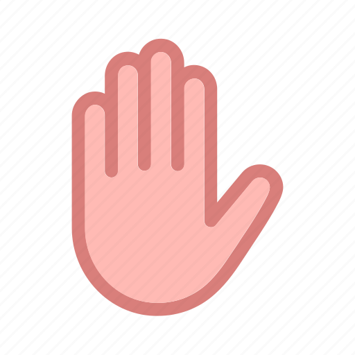 Finger, gesture, gestures, hand, skin, stop, touch icon - Download on Iconfinder
