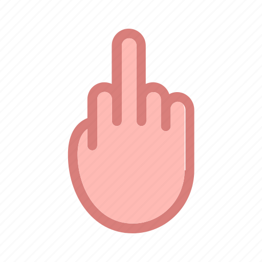 Bad, finger, fuck you, gesture, grotesque, hand, middle icon - Download on Iconfinder