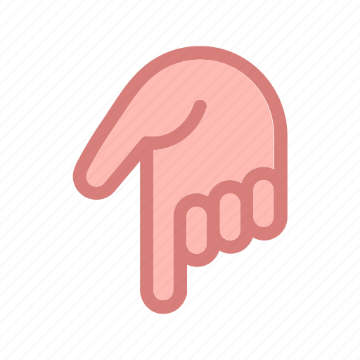 Direction, down, finger, gesture, hand, navigation, skin icon - Download on Iconfinder