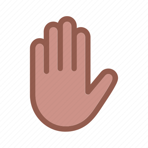 Finger, gesture, gestures, hand, skin, stop, touch icon - Download on Iconfinder