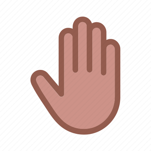 Emoji, finger, gesture, gestures, hand, stop, touch icon - Download on Iconfinder