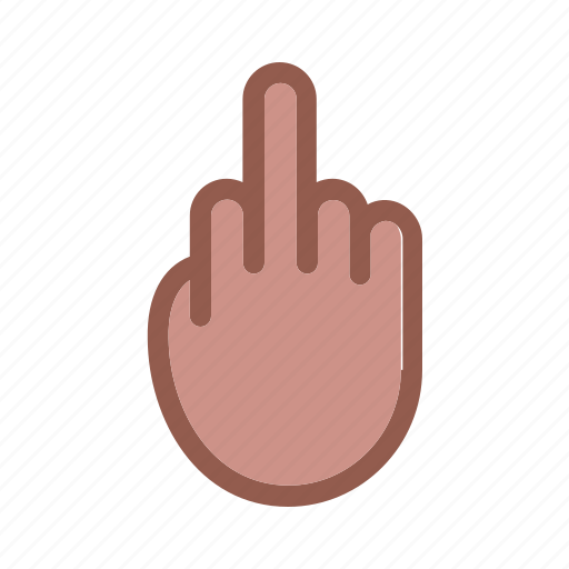 Finger, fuck you, gesture, grotesque, hand, middle, skin icon - Download on Iconfinder