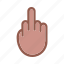 finger, fuck you, gesture, grotesque, hand, middle, skin 