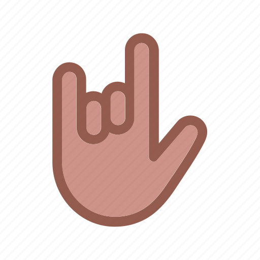 Finger, fingers, gesture, hand, rock, rock and roll, skin icon - Download on Iconfinder