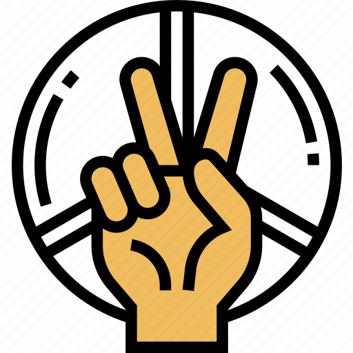 Peace, victory, finger, nonverbal, communication icon - Download on Iconfinder