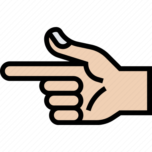 Check, pointing, fingers, hand, signal icon - Download on Iconfinder