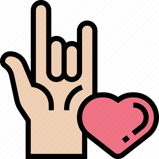 Love, hand, language, emotion, finger icon - Download on Iconfinder