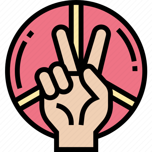 Peace, victory, finger, nonverbal, communication icon - Download on Iconfinder