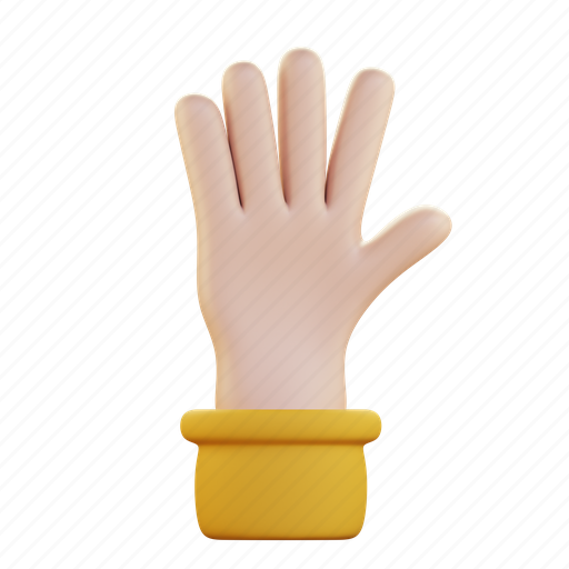 Five, finger, hand, gesture, touch, business, star icon - Download on Iconfinder