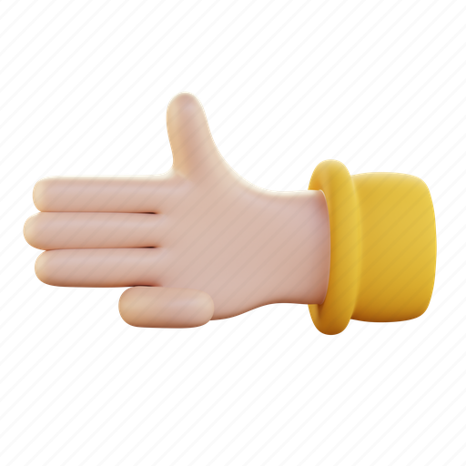 Three, finger, pointing, left, hand, gesture, touch icon - Download on Iconfinder