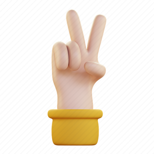Two, finger, hand, gesture, touch, fingers, tap icon - Download on Iconfinder