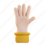 five, finger, hand, gesture, touch, business, star, fingers, interaction 