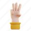 three, finger, hand, gesture, touch, business, fingers, interaction 