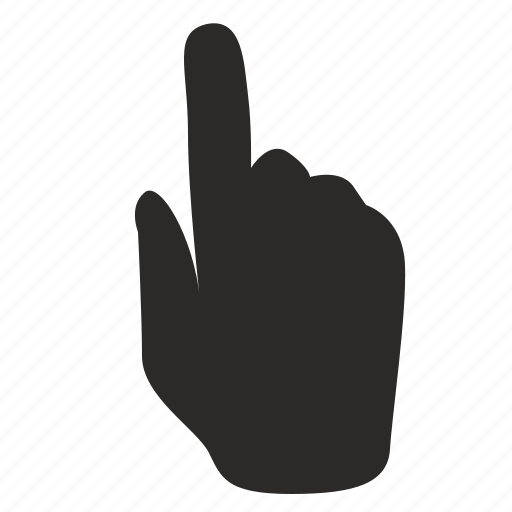 Click, finger, gesture, hand, pointer, dactylogram icon - Download on Iconfinder