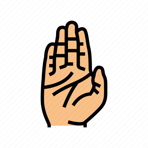 Stop, hand, gesture, gesticulate, attention, pointer icon - Download on Iconfinder