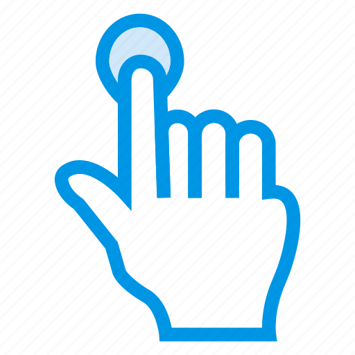 Click, finger, hand, mouse, pointer, screen, touch icon - Download on Iconfinder