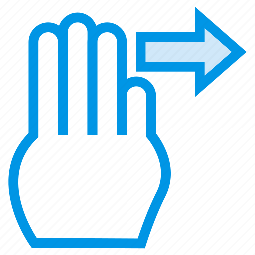 Finger, gesture, hand, pointer, slide, swipe, touch icon - Download on Iconfinder