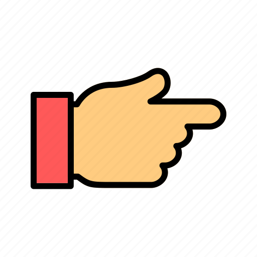 Action, hand, pointing icon - Download on Iconfinder