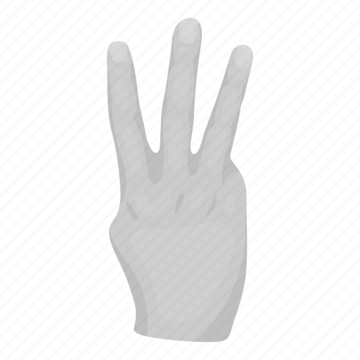 Alphabet, communication, finger, gesture, hand, palm, sign icon - Download on Iconfinder