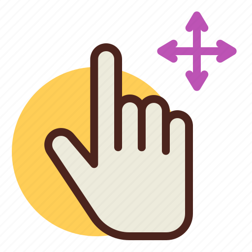 Click, fullscreen, gesture, hand, interaction icon - Download on Iconfinder