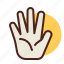 gesture, hand, interaction, palm 