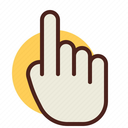 Gesture, hand, interaction, point icon - Download on Iconfinder