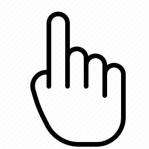 Gesture, hand, interaction, point icon - Download on Iconfinder