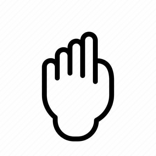 Finger, fingers, gesture, hand icon - Download on Iconfinder