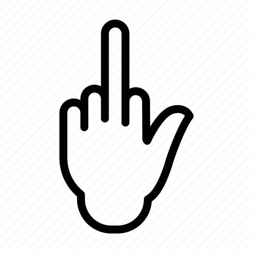 Finger, fuck, gesture, hand icon - Download on Iconfinder