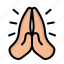 pray, worship, gesture, hand, thankful 