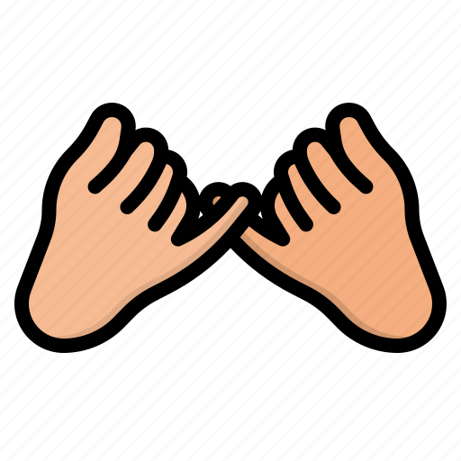 Promise, finger, pinky, hands, trust icon - Download on Iconfinder