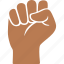 fist, hand, power, solidarity, strength, victory, black 