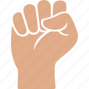 fist, hand, power, solidarity, strength, victory, white