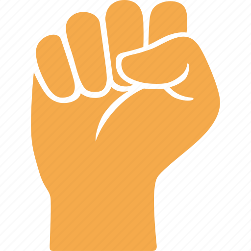 Asian, fist, hand, power, strength, victory, yellow icon - Download on Iconfinder