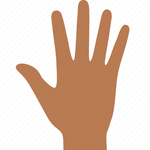 Fingers, gesture, hand, palm, prehensile, raised, black icon - Download on Iconfinder