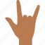 hand, heavy, horns, metal, rock, sign, black 