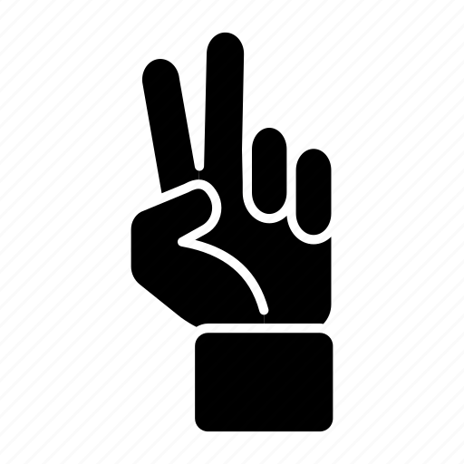 Fingers, gesture, hand, love, peace, peace sign, victory sign icon - Download on Iconfinder